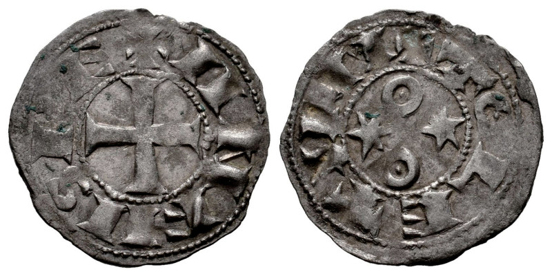 Kingdom of Castille and Leon. Alfonso VI (1073-1109). Dinero. Toledo. (Bautista-...