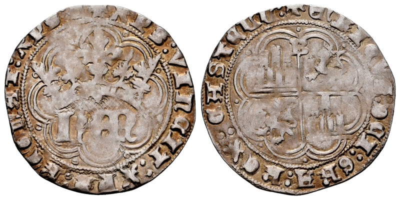 Kingdom of Castille and Leon. Henry IV (1399-1413). 1 real. Burgos. (Bautista-90...
