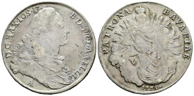 Germany. Bayern. Taler. 1775. Amberg. A. (Km-519.2). (Dav-1954). Ag. 27,79 g. Almost VF/VF. Est...75,00. 

Spanish Description: Alemania. Bavaria. M...