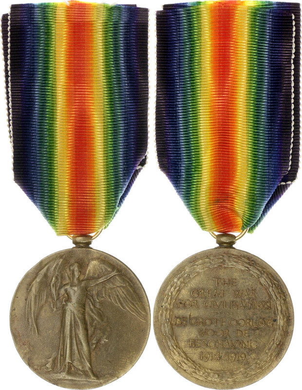 South Africa WW I Victory Medal 1919 

Barac# 16, Bronze 36 mm.; With original...