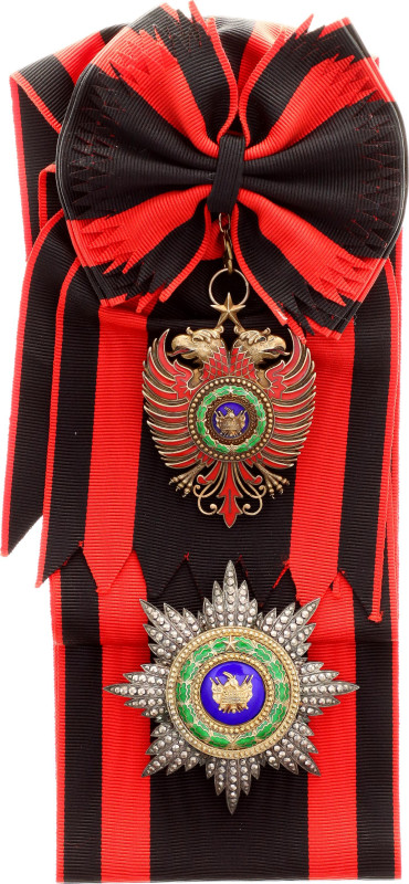 Albania Order of Scandenberg Grand Cross Set I Type 1925 -1940 

Barac# 14-15,...