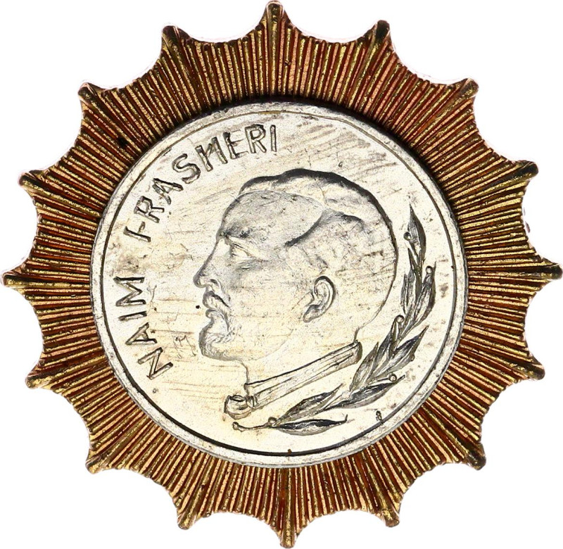 Albania Republic Order of Naim Frasheri III Class 1960 

Silver(0.216) 37 mm.;...