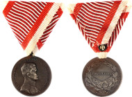 Austria  Bravery Medal "Der Tapferkeit" 1917 - 1918
