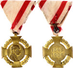 Austria  Commemorative Cross for Military Personnel 1848 - 1908