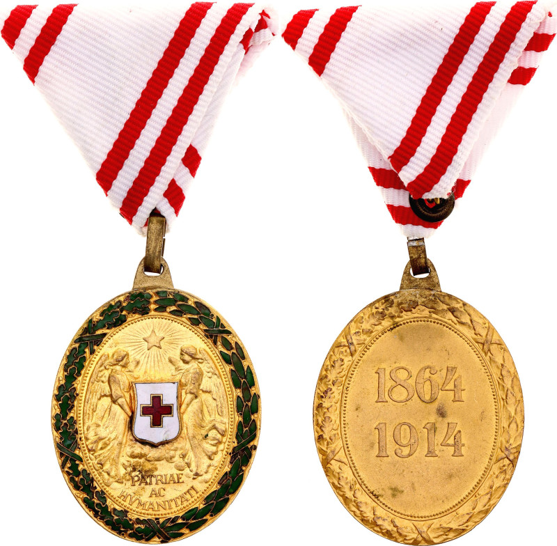 Austria Honor Decoration of the Red Cross Bronze Medal 1914 

Barac# 348, vgAE...