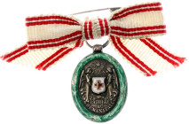 Austria  Honor Decoration of the Red Cross Silver Medal Miniature 1914