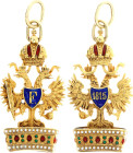 Austria  Order of the Iron Crown Miniature 1850 - 1914