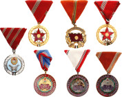 Hungary  Lot of 7 Medals 1960 - 1980