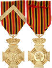 Belgium  Military Decoration Medal I Class for Long Service 1934 -1952