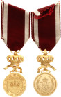 Belgium  Order of a Crown Gold Medal 1951