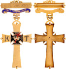Freemasons  Knight Templar Order Badge Saint Elmo No. 48 20 -th Century
