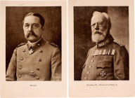 Germany - Empire  Old Original Litografs of Bavarian King Ludwig III & General Gaede 19 - 20 -th Century