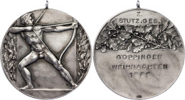 Germany - Weimar Republic  Christmas Shooting Festival Silver Medal 1925