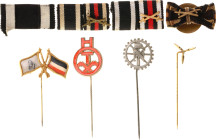 Germany - Third Reich  Lot of 8 Pins and Bars 1918 - 1945