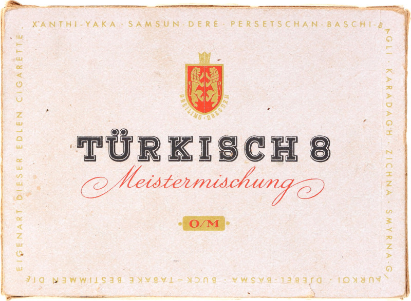 Germany - Third Reich Original Pack of Cigarettes Supplied to the Front 1943 
...