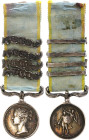 Great Britain  Crimea Medal Miniature with Clasps 1854