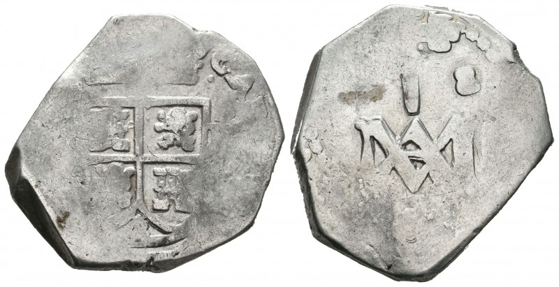 Carlos II (1665-1700). 8 reales. Sevilla. (M). (Cal-tipo 83). Ag. 21,45 g. Tipo ...