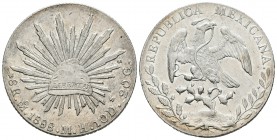 México. 8 reales. 1888. México. (Km-377.10). Ag. 27,28 g. Brillo original. EBC+. Est...100,00.