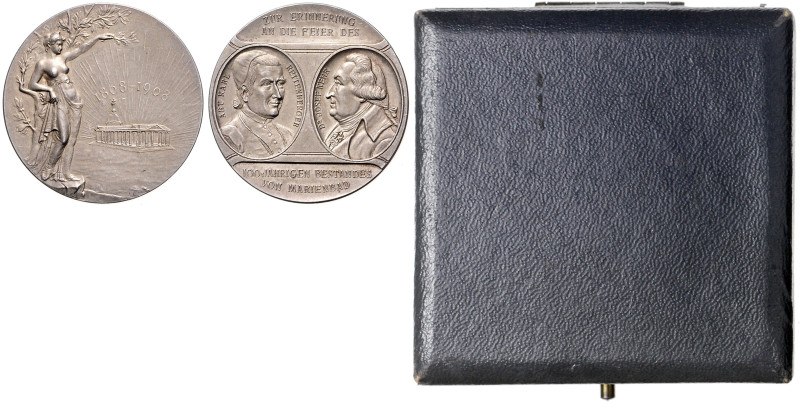 FRANZ JOSEPH I (1848 - 1916)&nbsp;
Silver medal To commemorate the 100th Annive...