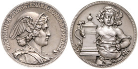 CHARLES I (1916 - 1918)&nbsp;
Silver medal Trade chamber Prague, b. l. , 61,66g, 50 mm, Ag, J. V. Myslbek, Stehlík, 50 mm, Ag, J. V. Myslbek, Stehlík...