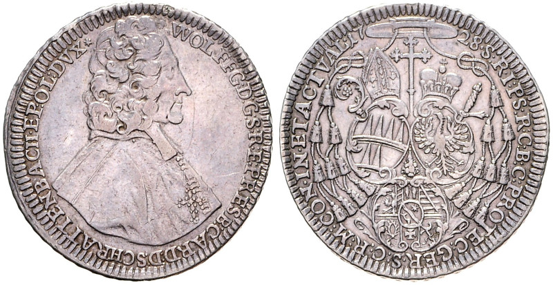 CHURCH COINS, COINAGE OF CZECH NOBLE FAMILIES 
 OLOMOUC
WOLFGANG HANNIBAL VON ...