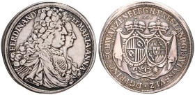 CHURCH COINS, COINAGE OF CZECH NOBLE FAMILIES
FERDINAND PRINCE OF SCHWARZENBERG (1683 - 1703)&nbsp;
1 Thaler, 1696, 28,6g, Dav 7702, Dav 7702&nbsp;...