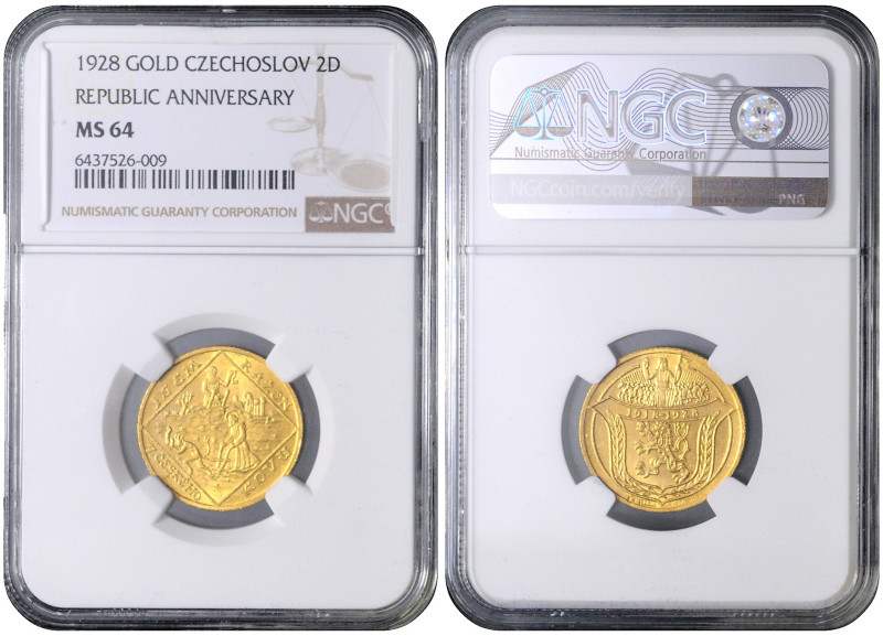 COINS, MEDALS&nbsp;
Gold medal (2 Ducats)10th Anniversary of the founding of th...