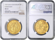 COINS, MEDALS&nbsp;
Gold medal (5 Ducats) Millennium of St. Wenceslaus, 1929, Kremnica, 31 mm, Au 987/1000, O. Španiel, MCH CSR1-MED2, Kremnica. 31 m...