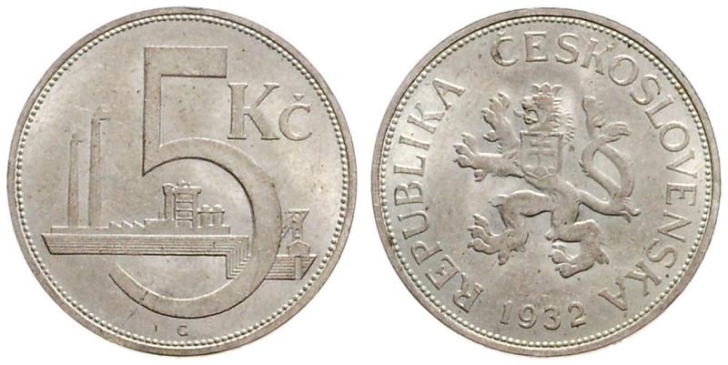 COINS, MEDALS&nbsp;
5 Koruna, 1932, 6,99g, MCH CSR1-004, MCH CSR1-004&nbsp;

...