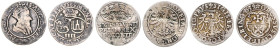 POLAND
COINS, MEDALS&nbsp;
Lot 3 coins - 1 Groschen w. d. and 1539, 4 Groschen 1569, 7,05g&nbsp;

VF | VF


MINCE, MEDAILE&nbsp;
Lot 3 mince -...