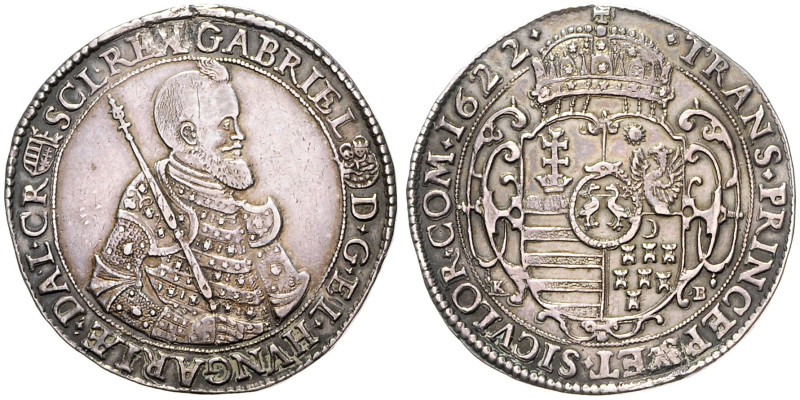 TRANSYLVANIA
GABRIEL BETHLEN (1613 - 1629)&nbsp;
1 Thaler, 1622, 28,45g, Dav 4...