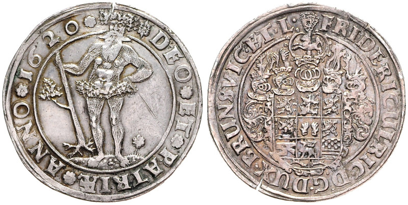 DUCHY OF BRUNSWICK 
 LÜNEBURG
FRIEDRICH URLICH (1613 - 1634)&nbsp;
1 Thaler, ...