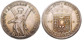 DUCHY OF BRUNSWICK 
 LÜNEBURG
GEORG LUDWIG (1698 - 1714)&nbsp;
1 Thaler, 1711, 29g, Dav 2063, Dav 2063&nbsp;

VF | VF


GEORG LUDWIG (1698 - 1...