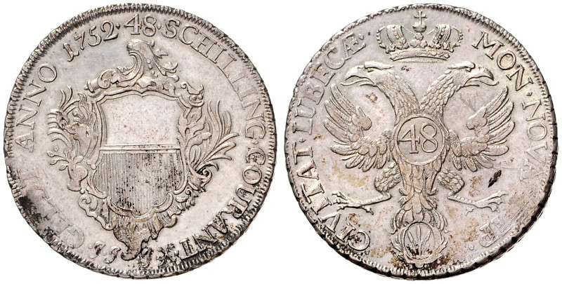 LÜBECK
COINS, MEDALS&nbsp;
1 Thaler, 1752, 27,79g, Dav 2420, Dav 2420&nbsp;
...