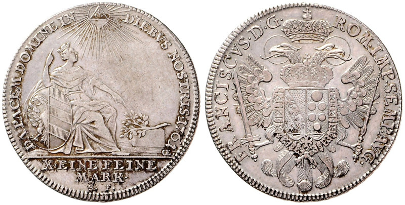 NUREMBERG
COINS, MEDALS&nbsp;
1 Thaler, 1761, 27,99g, Dav 2487, Dav 2487&nbsp;...