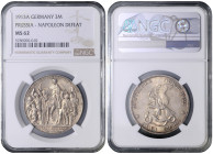 PRUSSIA
COINS, MEDALS&nbsp;
3 Mark - 100th Anniversary of the Napoleon Defeat, 1913, A, Jäg 110, A. Jäg 110&nbsp;

UNC | UNC , NGC MS 62


MINC...
