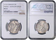 PRUSSIA
COINS, MEDALS&nbsp;
2 Mark - 100th Anniversary of the Napoleon Defeat, 1913, A, Jäg 109, A. Jäg 109&nbsp;

UNC | UNC , NGC MS 62


MINC...