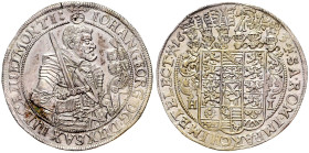 SAXONY
JOHANN GEORG (1616 - 1656) ELECTOR OF SAXONY&nbsp;
1 Thaler, 1634, 29,1g, Dav 7601, Dav 7601&nbsp;

EF | EF , vada střížku | planchet defec...