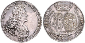 SAXONY
AUGUSTUS II (1694 - 1733)&nbsp;
1 Thaler, 1720?, 29,2g, Dav 2653, Dav 2653&nbsp;

about EF | about EF , stopa po oušku | trace of mounting...