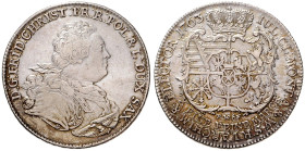 SAXONY
FREDERICK CHRISTIAN, ELECTOR OF SAXONY (1763)&nbsp;
1 Thaler, 1763, 27,77g, Dav 1677, Dav 1677&nbsp;

VF | VF


FRIDRICH KRISTIÁN SASKÝ ...