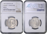 SAXONY
COINS, MEDALS&nbsp;
2 Mark - 500th Anniversary of the University Leipzig, 1909, Jäg 138, Jäg 138&nbsp;

UNC | UNC , NGC MS 64


MINCE, M...