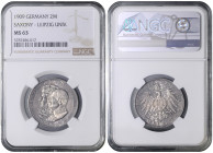 SAXONY
2 Mark - 500th Anniversary of the University Leipzig, 1909, Jäg 138, Jäg 138&nbsp;

UNC | UNC , NGC MS 63


2 Marka - 500. výročí založen...
