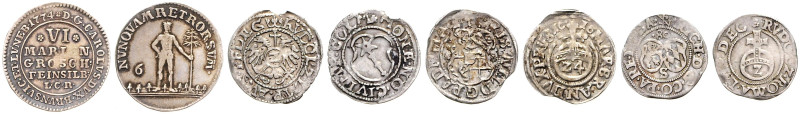 DIVERSE COUNTRIES
COINS, MEDALS&nbsp;
Lot 4 coins - 1/24 Thaler 1616, 2 Kreuze...