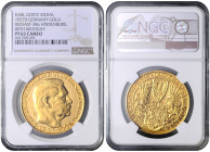 WEIMAR REPUBLIC
COINS, MEDALS&nbsp;
Gold medal To commemorate the 80th Birthday of Paul von Hindenburg, 1927, D, 36 mm, Au 900/1000, K. Goetz, Kie 3...