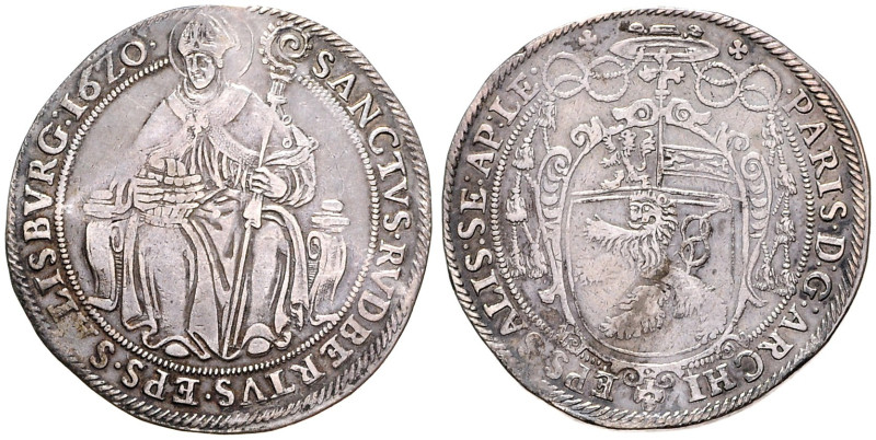 PARIS VON LODRON (1619 - 1653)&nbsp;
1 Thaler, 1620, 28,64g, Dav 3497, Dav 3497...