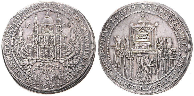 PARIS von LODRON (1619 - 1653)&nbsp;
1 Thaler, 1628, 28,46g, Zöt 1437 , Zöt 143...
