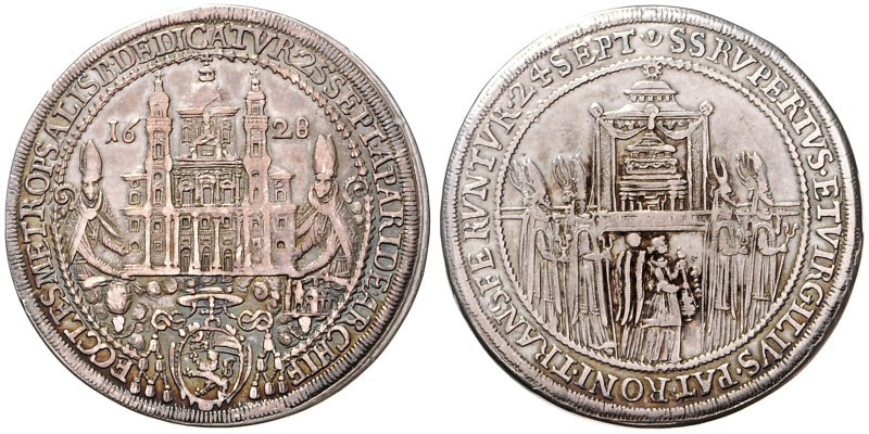 PARIS VON LODRON (1619 - 1653)&nbsp;
1 Thaler, 1628, 28,04g, Dav 3499, Dav 3499...