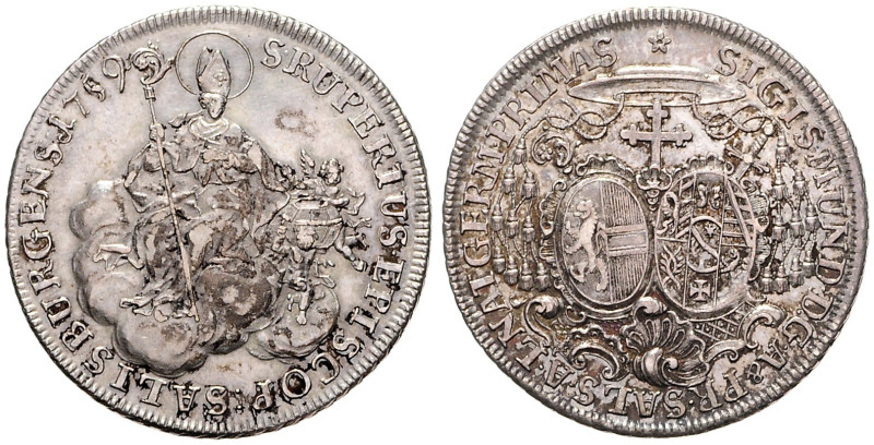 SIGISMUND III COUNT VON SCHRATTENBACH (1753 - 1771)&nbsp;
1 Thaler, 1759, 28g, ...