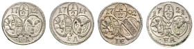 COINS, MEDALS&nbsp;
Lot 4 coins - 1/2 Kreuzer 1712, 1702, 1721, 1714, 1,91g&nbsp;

EF | EF


MINCE, MEDAILE&nbsp;
Lot 4 mince - 1/2 Kreuzer 171...