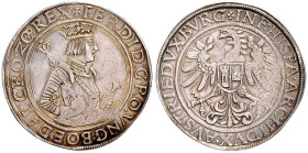 FERDINAND I (1526 - 1564)&nbsp;
1 Thaler, b. l., Hall, 28,6g, Dav 8026, Hall. Dav 8026&nbsp;

VF | VF


FERDINAND I. (1526 - 1564)&nbsp;
1 Tola...